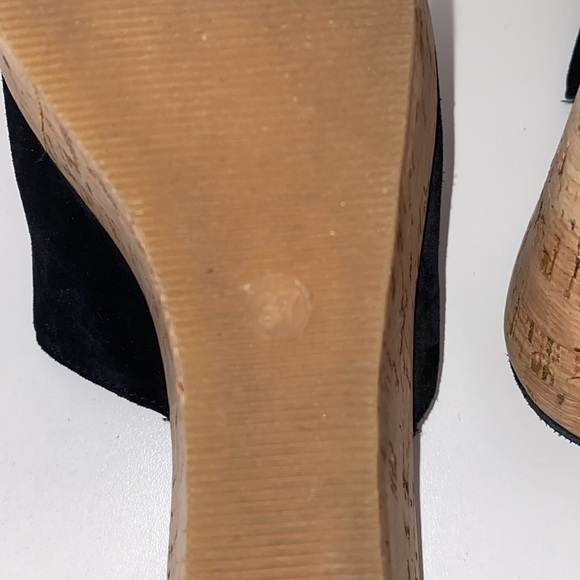 Barney’s New York Black Suede Wedge - Picture 8 of 8